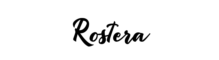 Rostera  font caratteri gratis