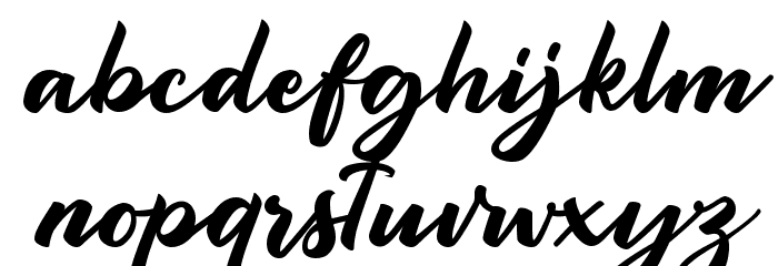 Rostera Font LOWERCASE