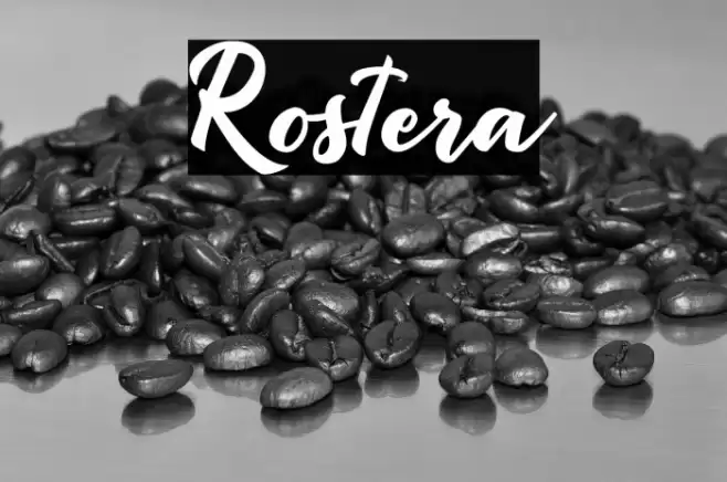 Rostera Font examples
