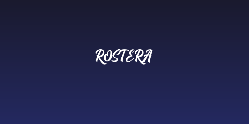 Rostera Social Header