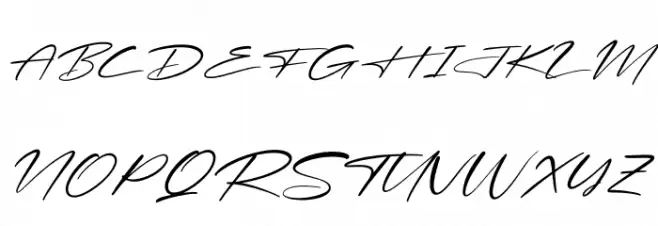 Rosterdam Signature Italic Шрифта ВЕРХНИЙ