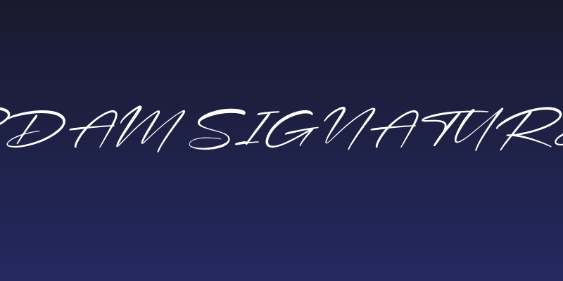 Rosterdam Signature Italic Social Header