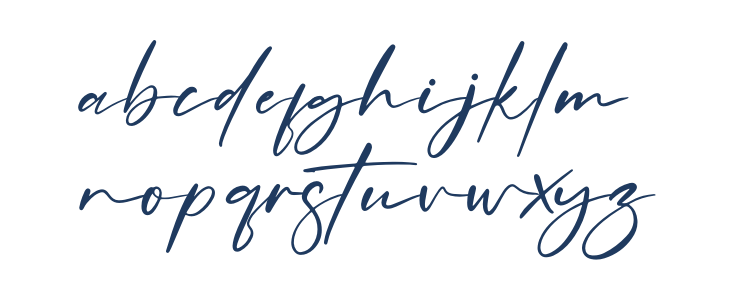 Rosterdam Signature Lowercase
