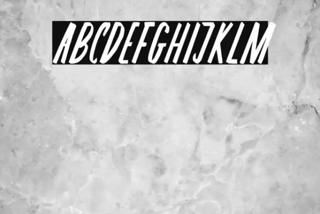 Rosterica Font examples