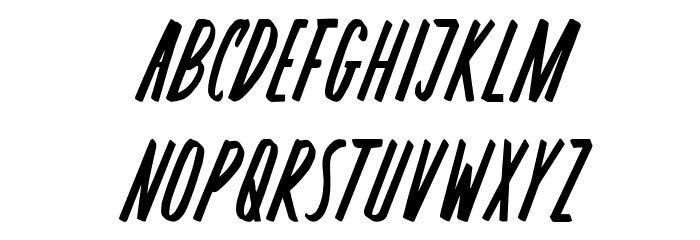 Rosterica Font LOWERCASE