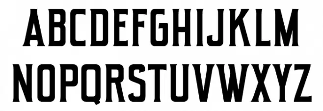 RosterineDEMO Caratteri MINUSCOLO