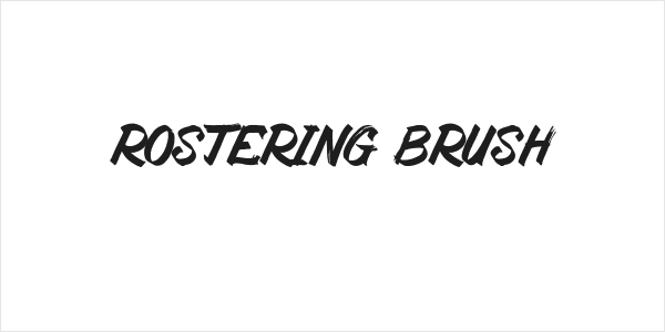 Rostering Brush Logo