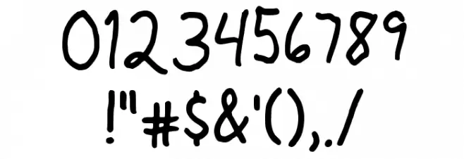 Rostext Regular Font OTHER CHARS