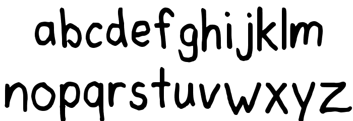 Rostext Regular Font LOWERCASE