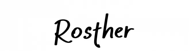 Rosther  Descarca Fonturi Gratis