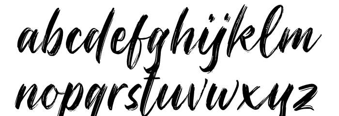 Rostheroid Font LOWERCASE