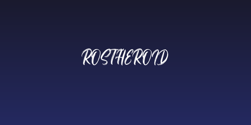 Rostheroid Social Header