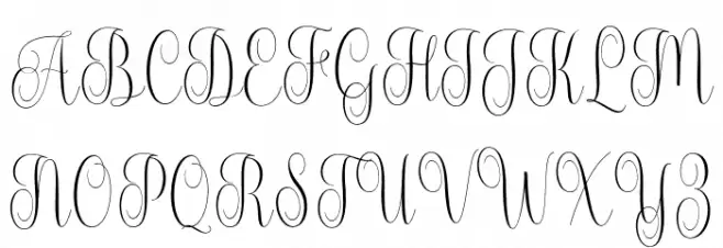 Rostina-Regular Schriftart Groß