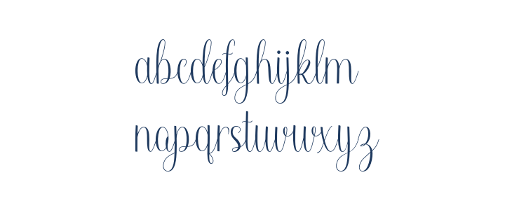 Rostina-Regular Lowercase