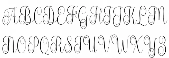 Rostina-Regular Font UPPERCASE