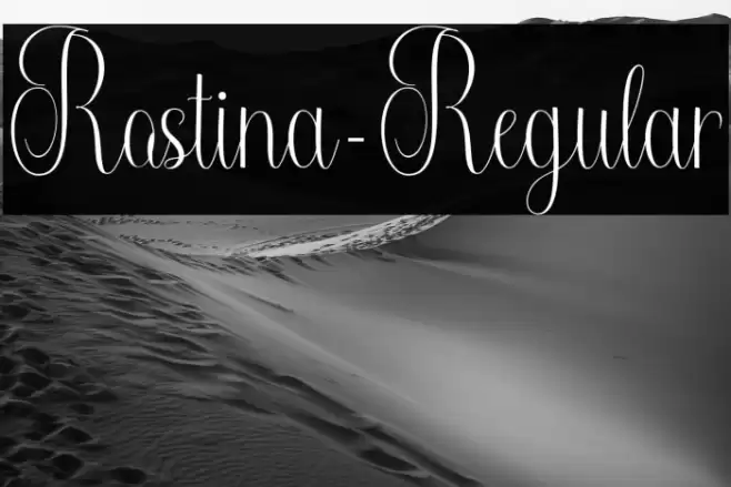 Rostina-Regular Font examples
