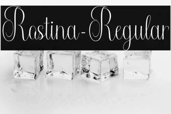 Rostina-Regular Font examples