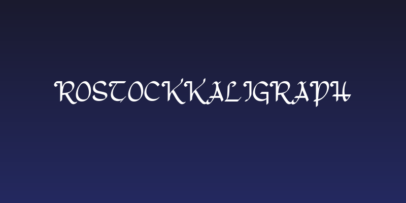 RostockKaligraph Social Header