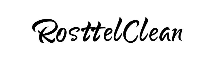 RosttelClean  免费字体下载