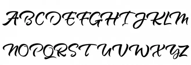 RosttelClean Schriftart Groß