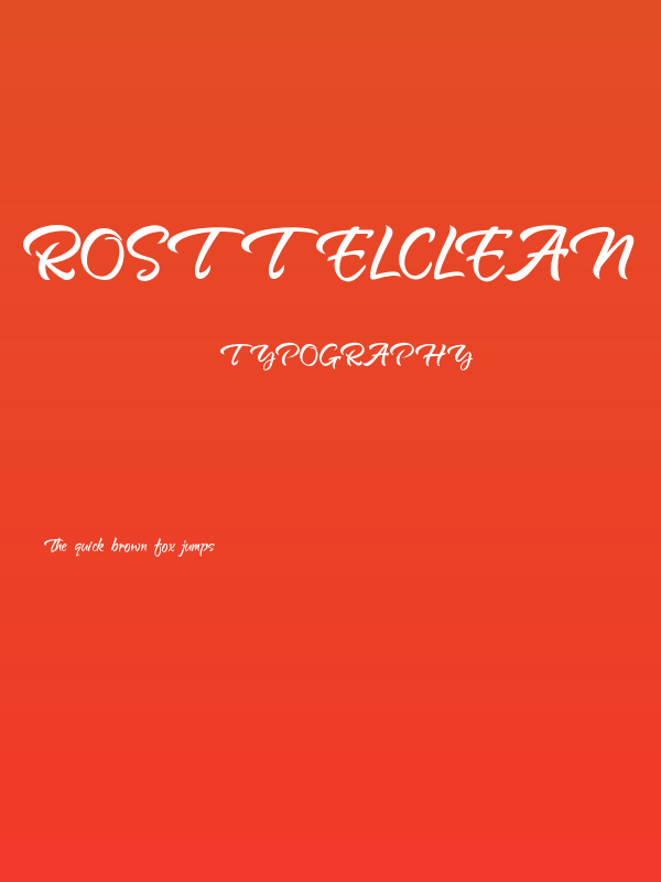 RosttelClean Poster