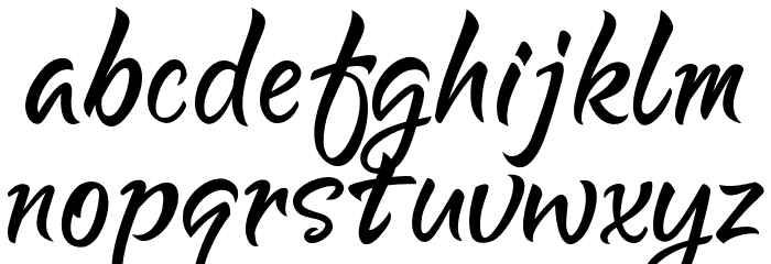 RosttelClean Font LOWERCASE