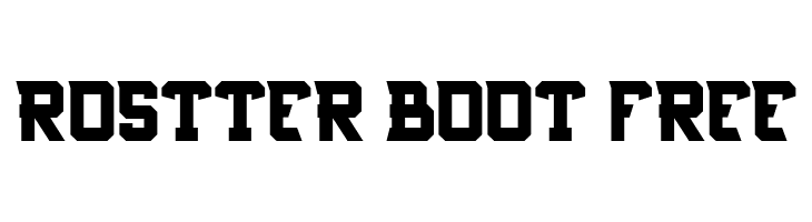 Rostter boot FREE  لخطوط تنزيل