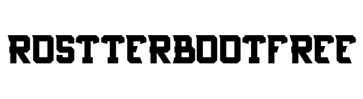 RostterbootFREE  Скачать бесплатные шрифты
