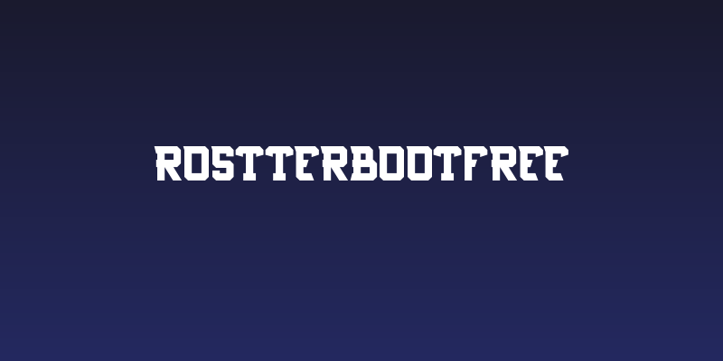 RostterbootFREE Social Header