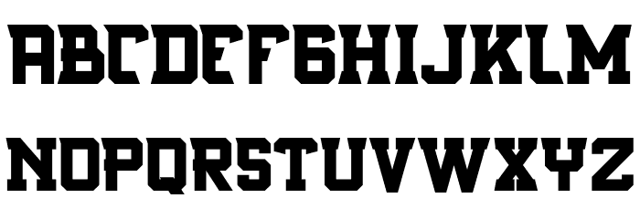 RostterbootFREE Font LOWERCASE