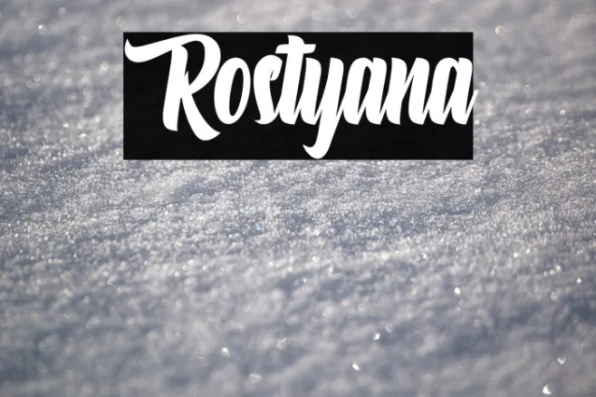 Rostyana Example 1