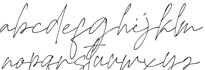 Rosyitha Font LOWERCASE