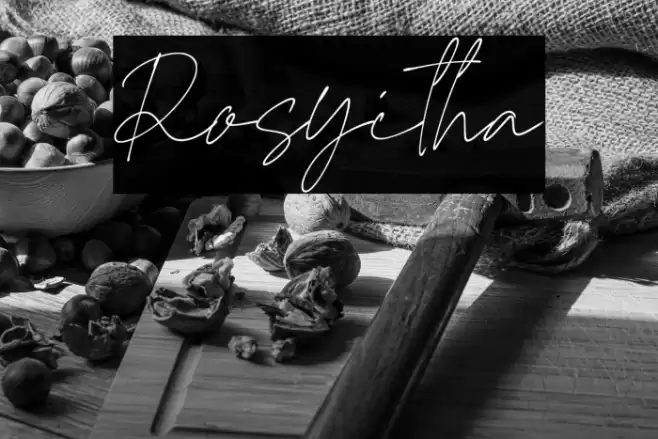 Rosyitha Font examples