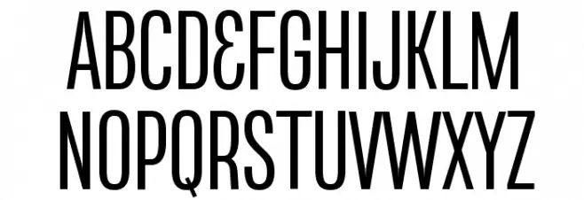 Rotan Regular Schriftart Groß