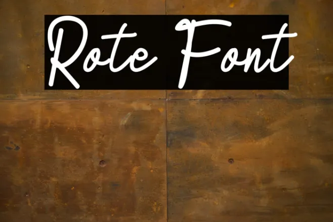 Rote Example 2