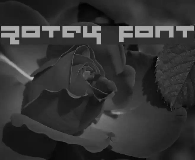 Rotek Font examples