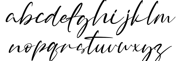 Rotenfold Font LOWERCASE