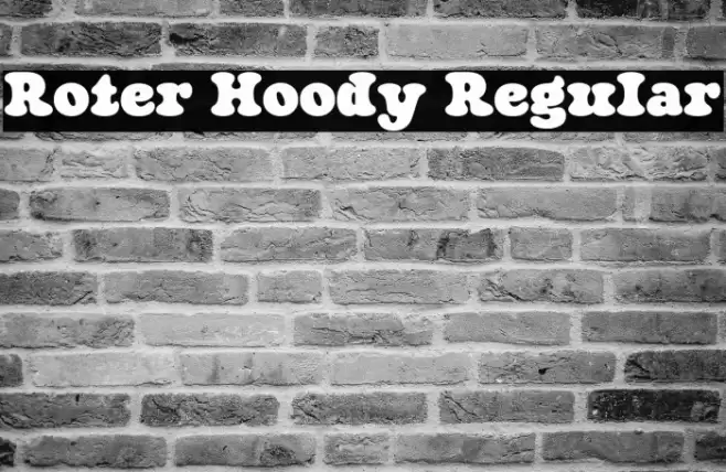 Roter Hoody Regular Fonte examples