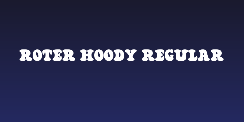 Roter Hoody Regular Social Header