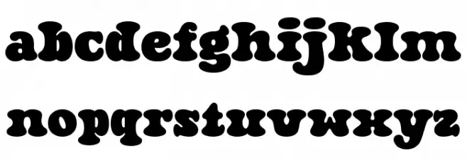 Roter Hoody Regular Font LOWERCASE