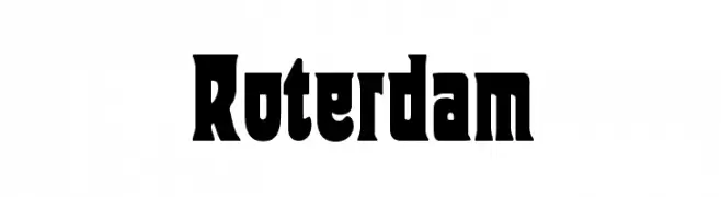 Roterdam  नि: शुल्क फ़ॉन्ट्स डाउनलोड