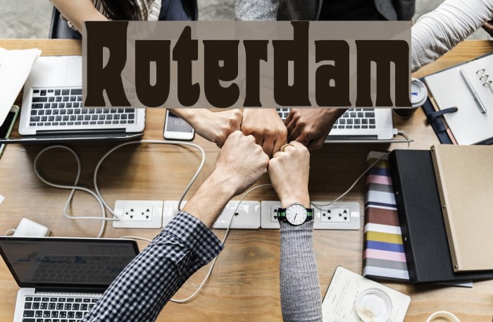Roterdam Font examples