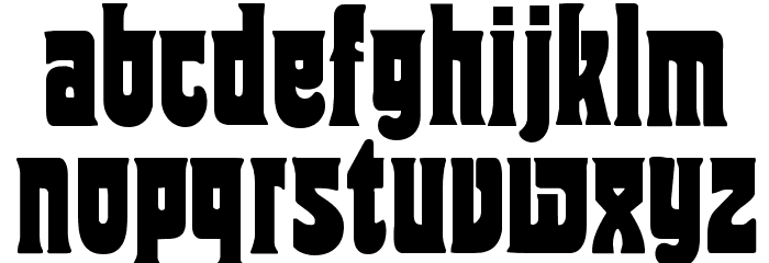 Roterdam Font LOWERCASE