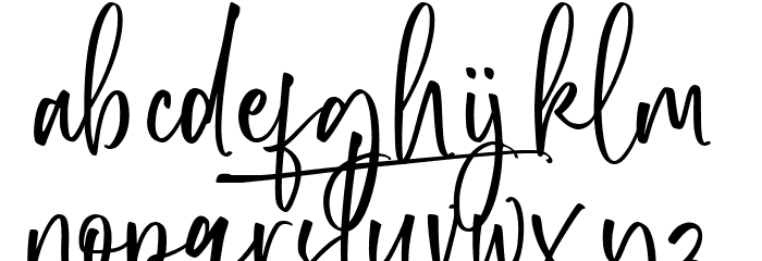 Rothary Font LOWERCASE