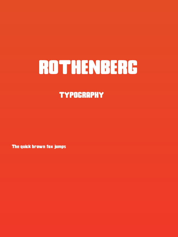 Rothenberg Poster