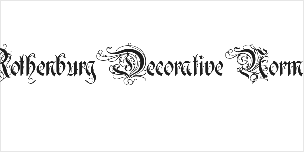 Rothenburg Decorative Normal Logo