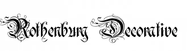 Rothenburg Decorative  Free Fonts Download