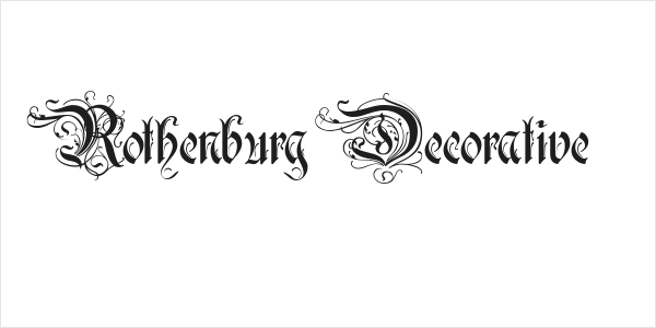 Rothenburg Decorative Logo