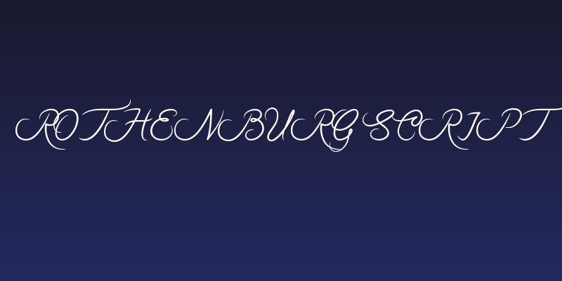 Rothenburg Script Social Header