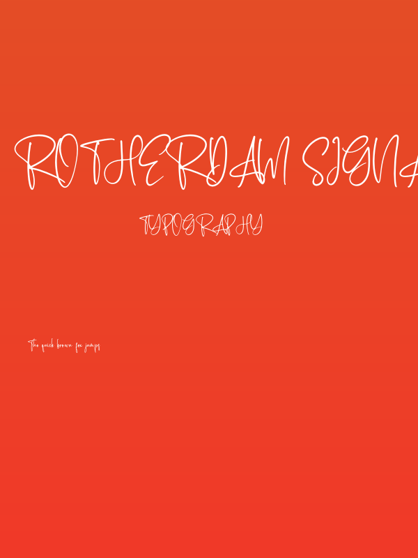 Rotherdam Signature Poster